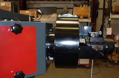 Rauchgasventilator Heissgasventilator Montagebeispiel