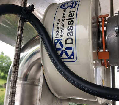 Radialgebläse Heissgas